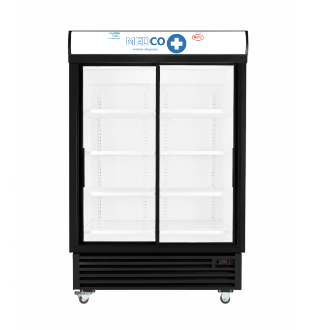 MED1360R (Glass Door Medical Cooler with Low E Glass)